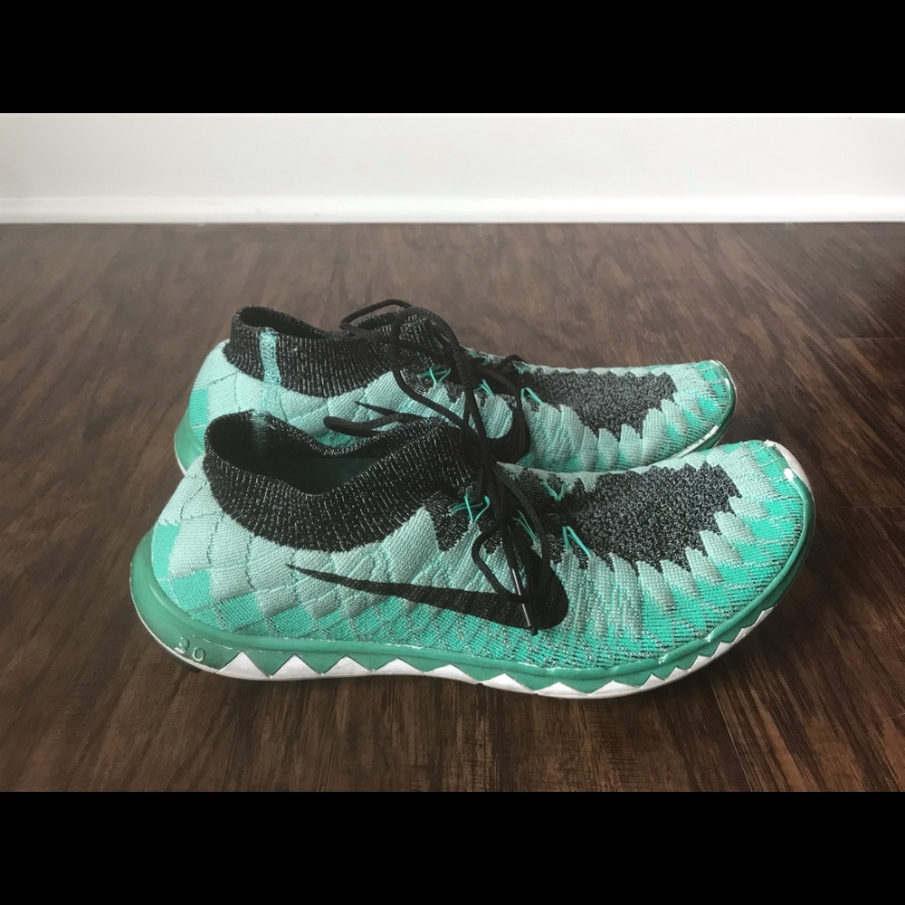 Blue Nike Free Runs